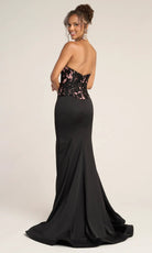 Portia and Scarlett PS26301E - Lace Applique Bodice Trumpet Dress
