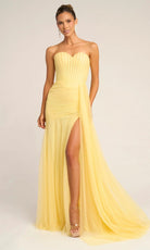 Portia and Scarlett PS26307E - Ruched Sweetheart Dress With Side Drape