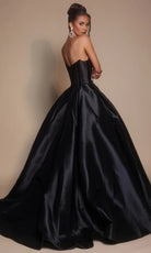 Portia and Scarlett PS26315E - Rhinestone Accent Scoop Neck Ballgown