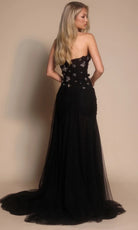 Portia and Scarlett PS26316E - Butterfly Beaded Sweetheart Long Dress