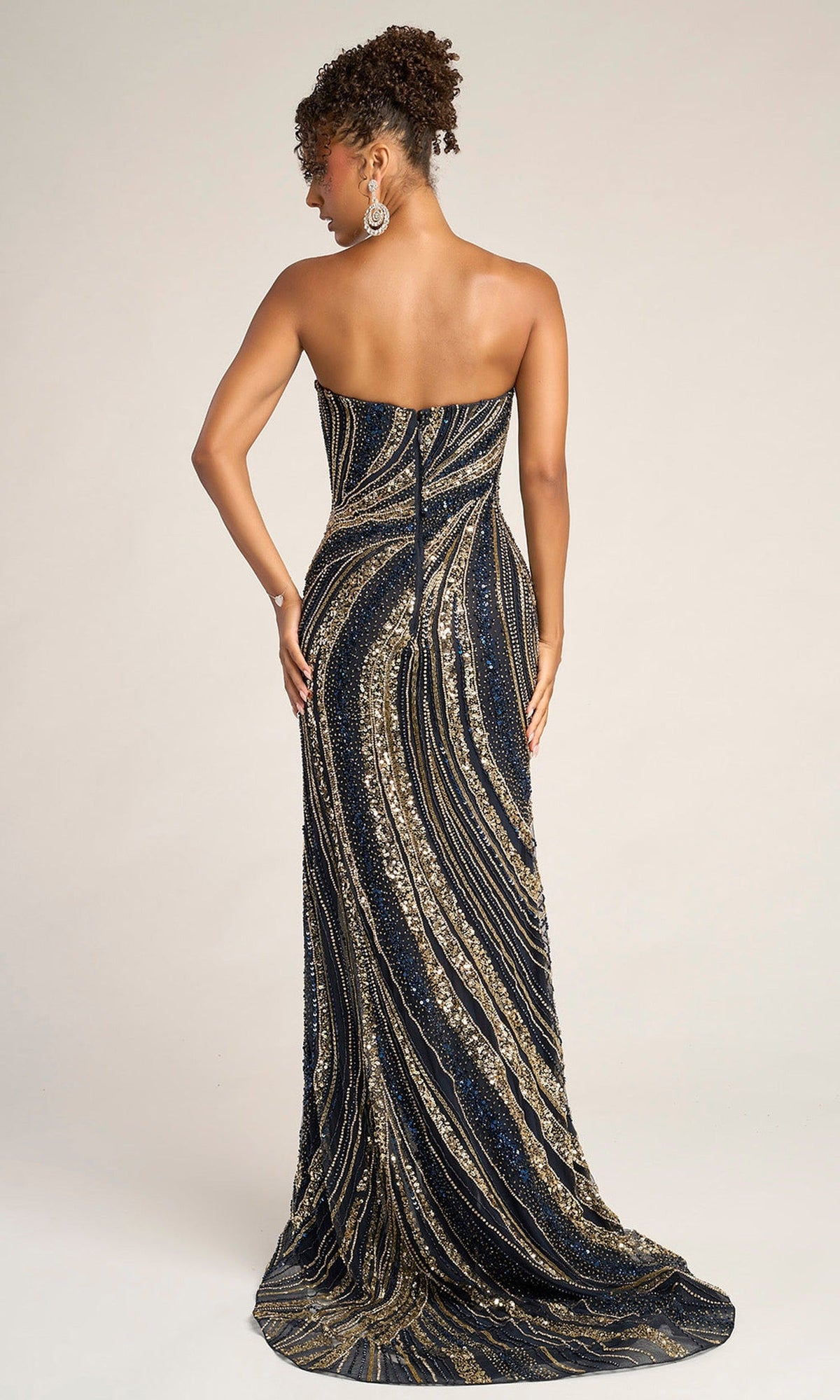 Portia and Scarlett PS26412C - Beaded Hourglass Prom Evening Dress