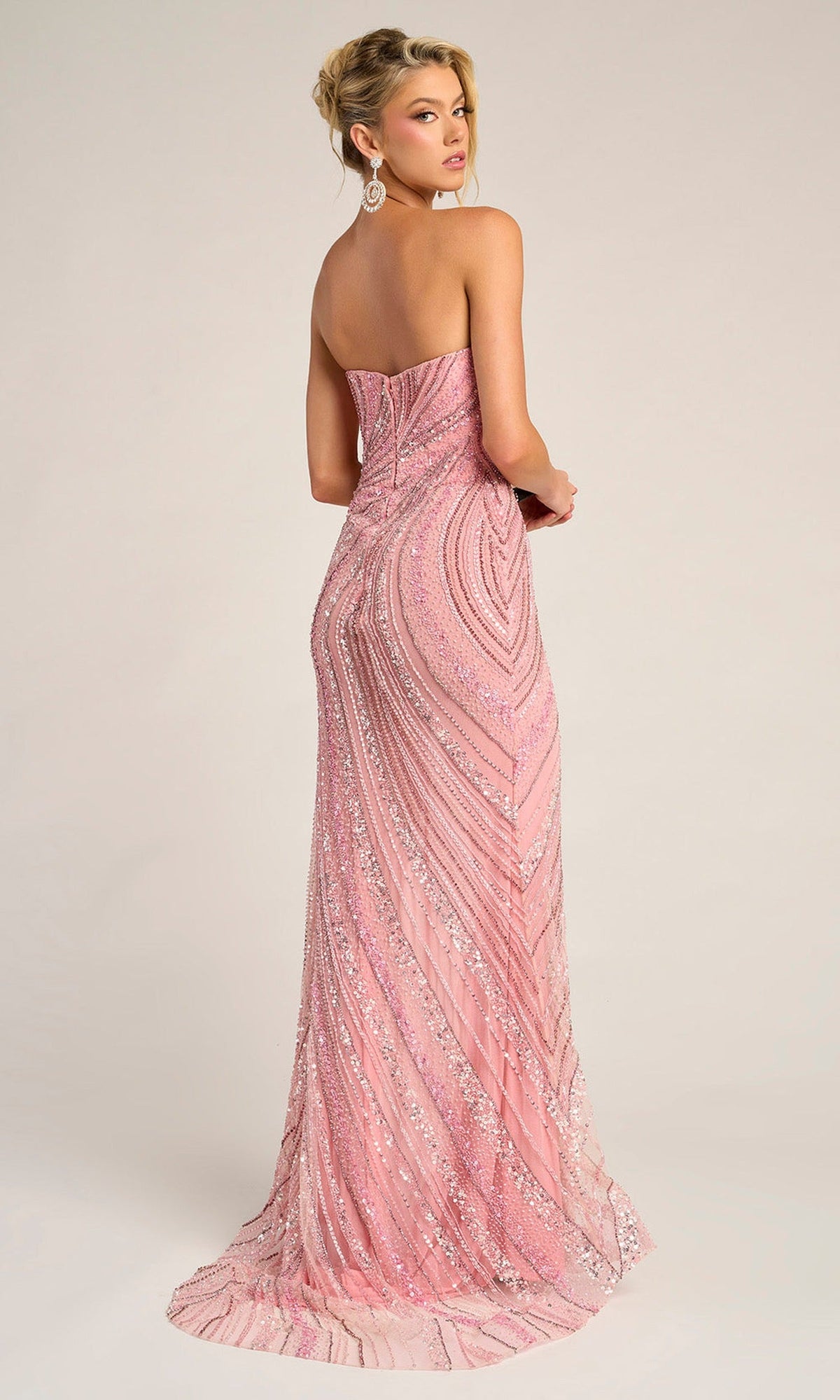 Portia and Scarlett PS26412C - Beaded Hourglass Prom Evening Dress