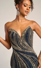 Portia and Scarlett PS26412C - Beaded Hourglass Prom Evening Dress - Silhouette Dresses