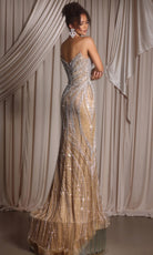 Portia and Scarlett PS26412C - Beaded Hourglass Prom Evening Dress - Silhouette Dresses