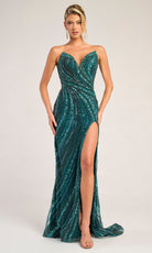 Portia and Scarlett PS26412C - Beaded Hourglass Prom Evening Dress - Silhouette Dresses