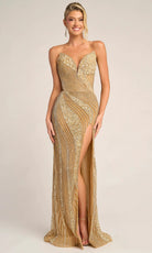 Portia and Scarlett PS26422C - Fitted Bodice Strapless Prom Dress