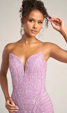 Portia and Scarlett PS26424C - Deep Sweetheart Sparkle Sheath Dress