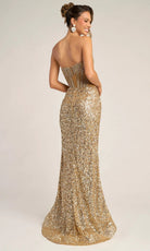Portia and Scarlett PS26430C - Scoop Neck Strapless Embellished Dress