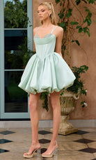 Portia and Scarlett PS26731 - Sweetheart Neckline Bubble Short Dress