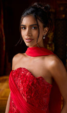 Portia and Scarlett PS26900E - Floral Embellished Sheath Evening Gown