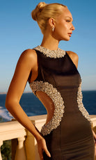 Portia and Scarlett PS26906E - Illusion Cutout High Neck Evening Gown