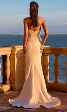 Portia and Scarlett PS26907E - Pearl Corset Mermaid Evening Gown