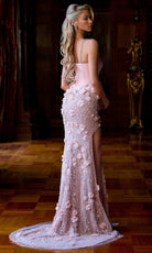 Portia and Scarlett PS26911E - Floral Skirt Sleeveless Evening Gown