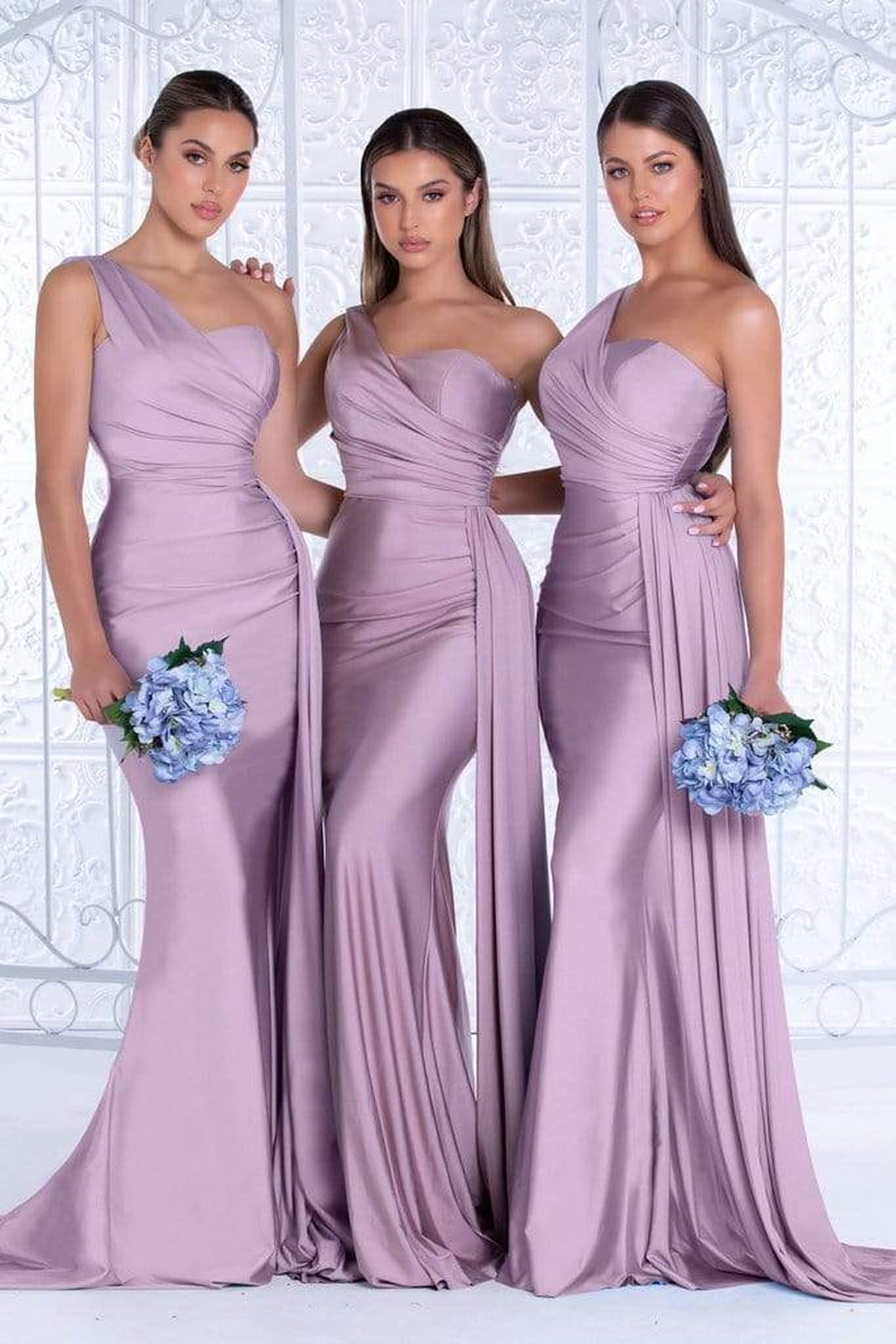 Portia and Scarlett - PS6321 One Shoulder Fitted Evening Gown