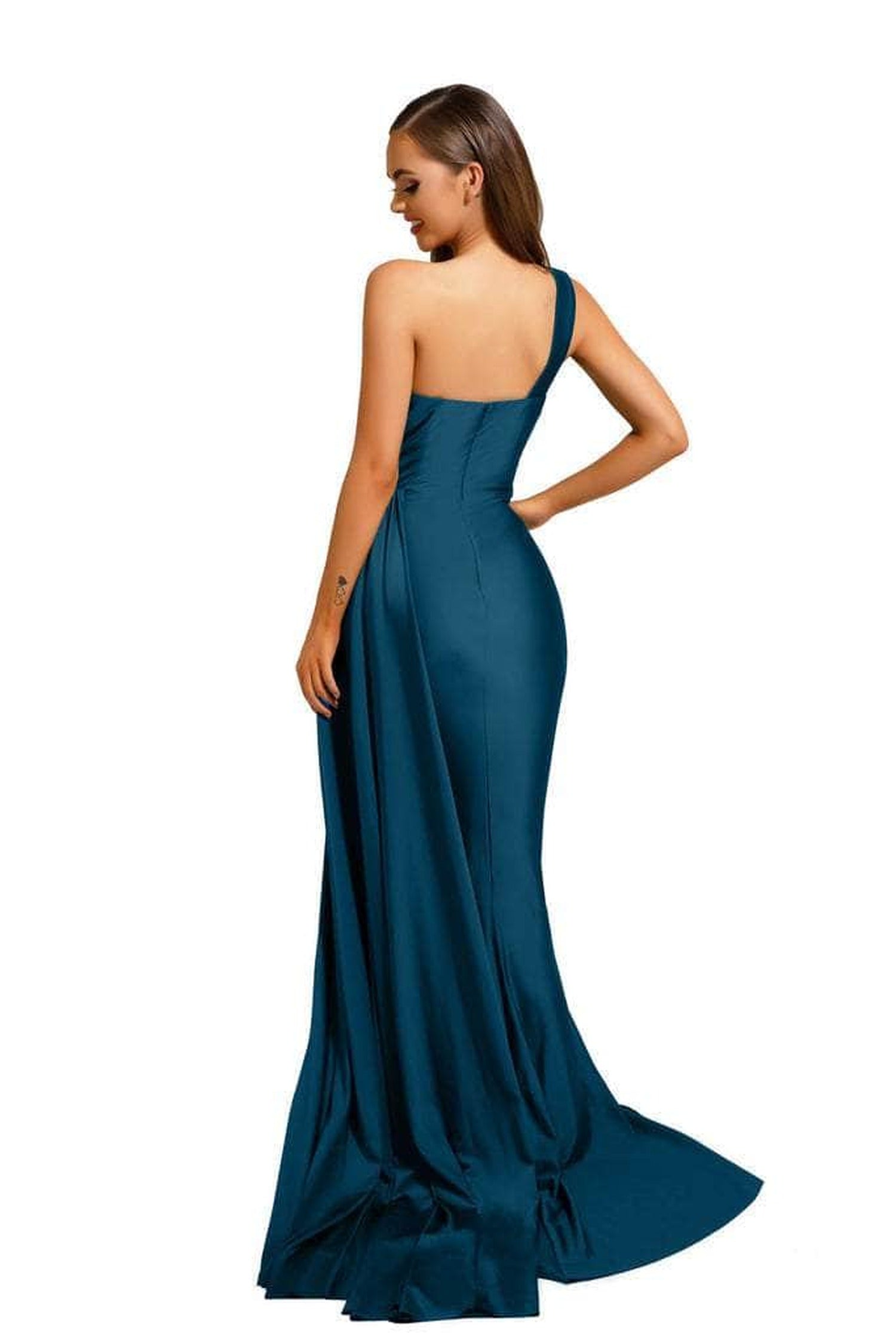 Portia and Scarlett - PS6321 One Shoulder Fitted Evening Gown