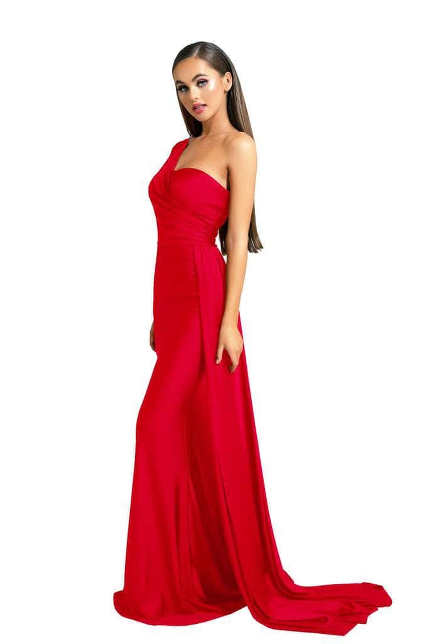 Portia and Scarlett - PS6321 One Shoulder Fitted Evening Gown