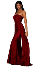 Portia and Scarlett - PS6321 One Shoulder Fitted Evening Gown - designer evening gown at Silhouette Dresses