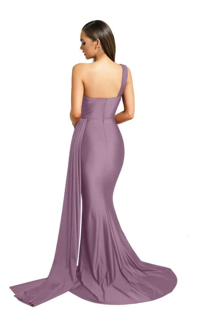 Portia and Scarlett - PS6321 One Shoulder Fitted Evening Gown - view 14