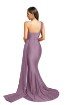 Portia and Scarlett - PS6321 One Shoulder Fitted Evening Gown - view 14