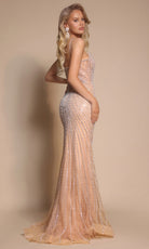 Portia and Scarlett XO019 Plunging Sweetheart Dress