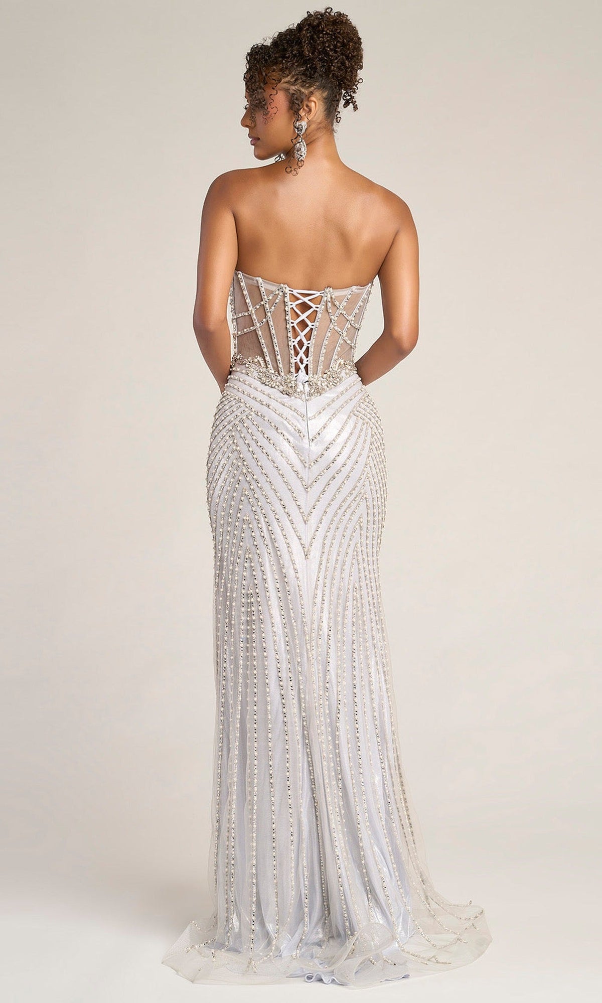 Portia and Scarlett XO057 Strapless Beaded Dress