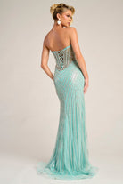 Portia and Scarlett XO057 Strapless Beaded Dress