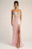 Portia and Scarlett XO057 Strapless Beaded Dress