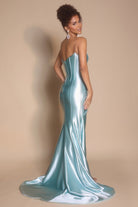 Portia and Scarlett XO071 - Strapless Straight Neck Gown
