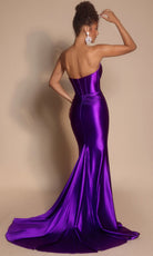Portia and Scarlett XO080 - Sweetheart Strapless Sleek Evening Dress