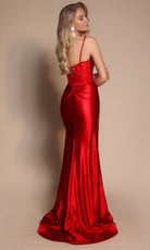 Portia and Scarlett XO088 - Corset Lace-Up Back Sheath Dress