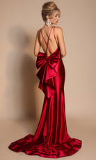 Portia and Scarlett XO095 - Illusion Plunging V-Neck Evening Gown
