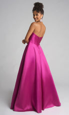 Portia and Scarlett XO124 - Strapless Corset Bodice A-Line Gown