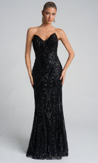 Portia and Scarlett XO134 Strapless Embellished Dress