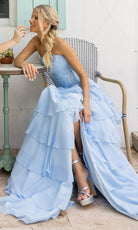 Portia and Scarlett XO160 - Crystal Embellished Prom Evening Dress - Silhouette Dresses