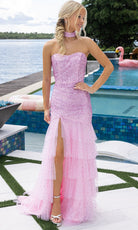 Portia and Scarlett XO173 - Sweetheart Sparkle Tierred Evening Dress - Silhouette Dresses