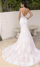 Primavera Couture 11103 - Lace Applique Mermaid Wedding Gown