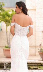 Primavera Couture 11104 - Off-Shoulder Embroidered Wedding Dress - view 6