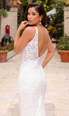 Primavera Couture 11109 - Plunging Neck Sleeveless Wedding Dress - view 9
