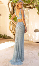 Primavera Couture 12061 - Intricately Detailed Statuesque Gown - detail view