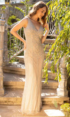 Primavera Couture 12064 - Embellished Floor Length Gown - designer prom dress at Silhouette Dresses