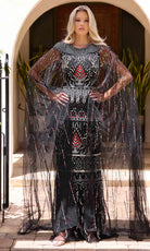 Primavera Couture 12172 - Sleeveless Sequined Evening Gown - designer formal gown at Silhouette Dresses