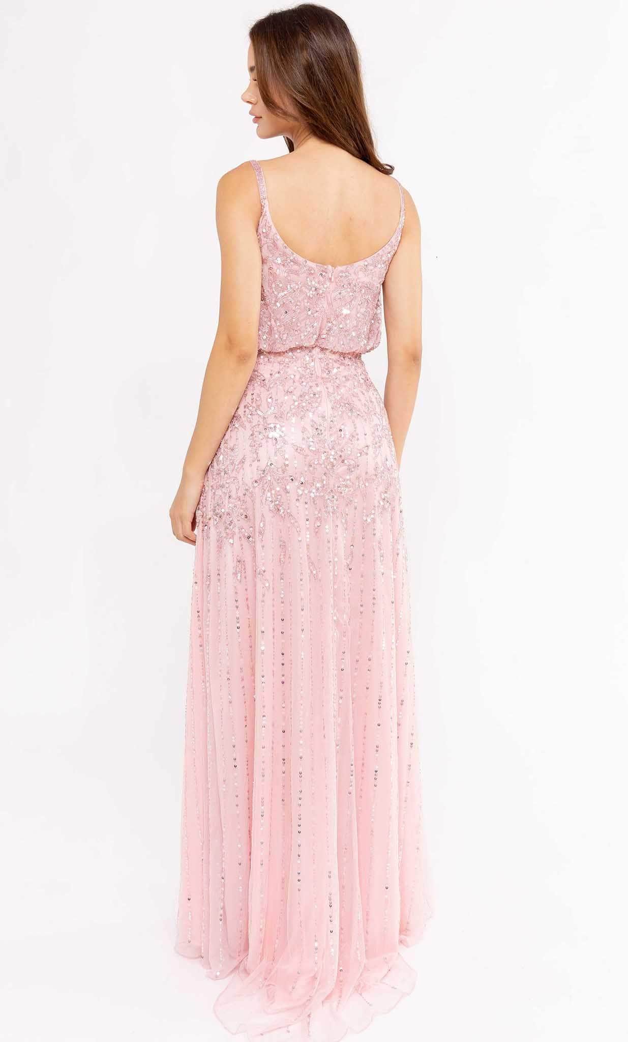 Primavera Couture 13104 - Blouson Sleeveless Chic Gown - back view