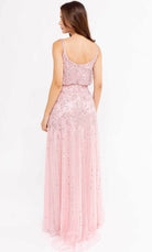 Primavera Couture 13104 - Blouson Sleeveless Chic Gown - back view