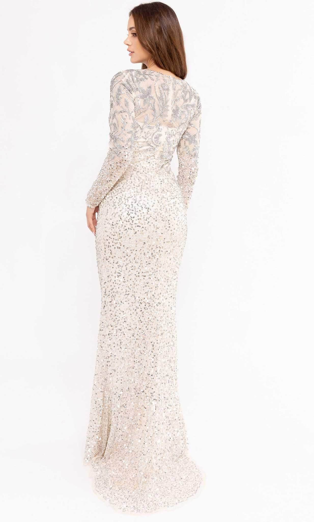 Primavera Couture 13105 - Long Sleeve Evening Gown - detail view