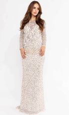 Primavera Couture 13105 - Long Sleeve Evening Gown - view 4