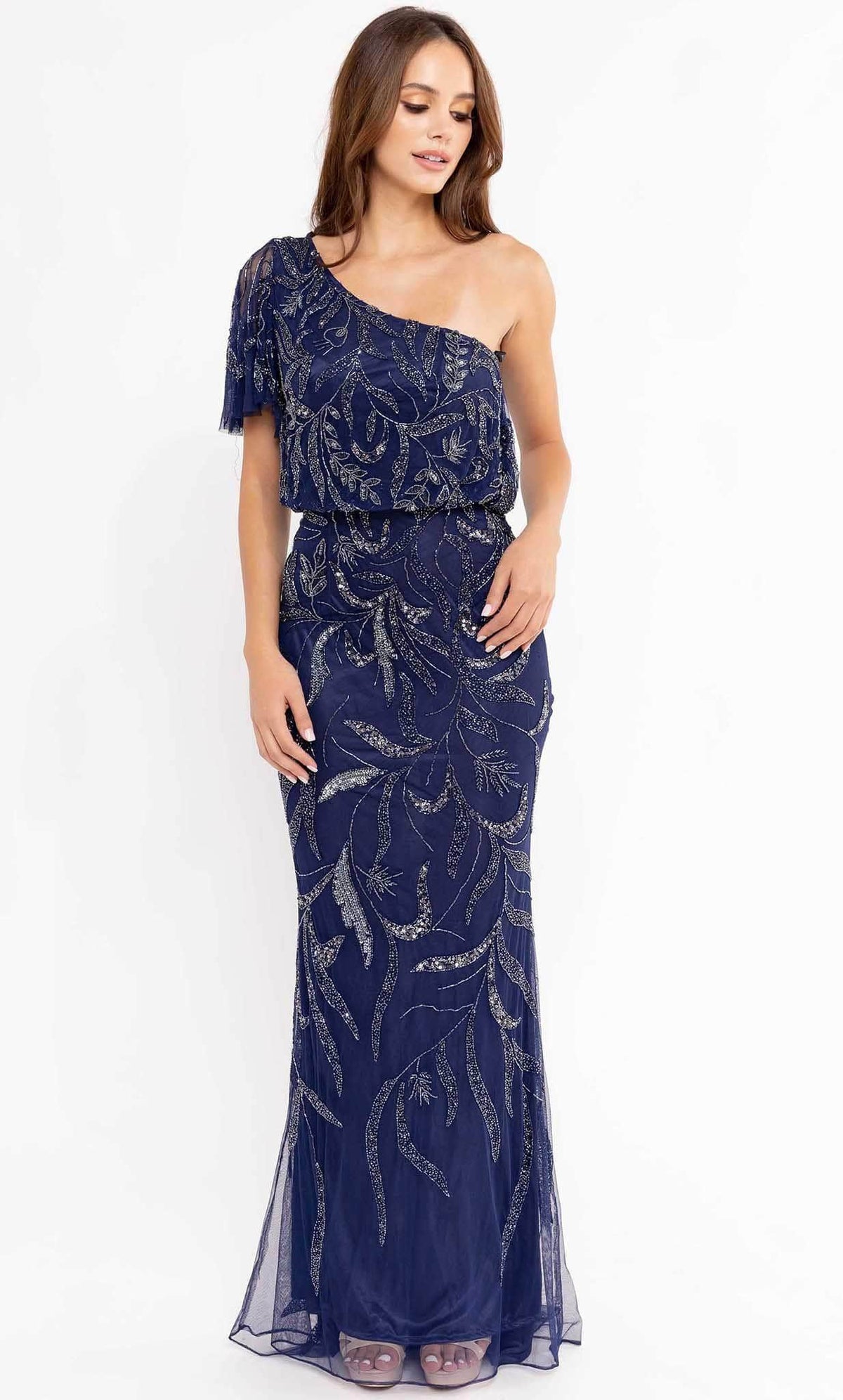 Primavera Couture 13106 - Asymmetrical Formal Long Gown - designer evening gown at Silhouette Dresses