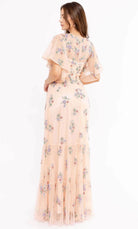 Primavera Couture 13108 - Soft-Looking Floral Long Dress