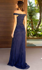 Primavera Couture 13126 - Beaded Off-Shoulder Prom Dress - view 4