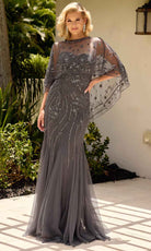 Primavera 13145 - Strapless Capelet Gown - designer mother of the bride dress at Silhouette Dresses