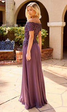 Primavera Couture 13164 - Off Shoulder Beaded Formal Dress